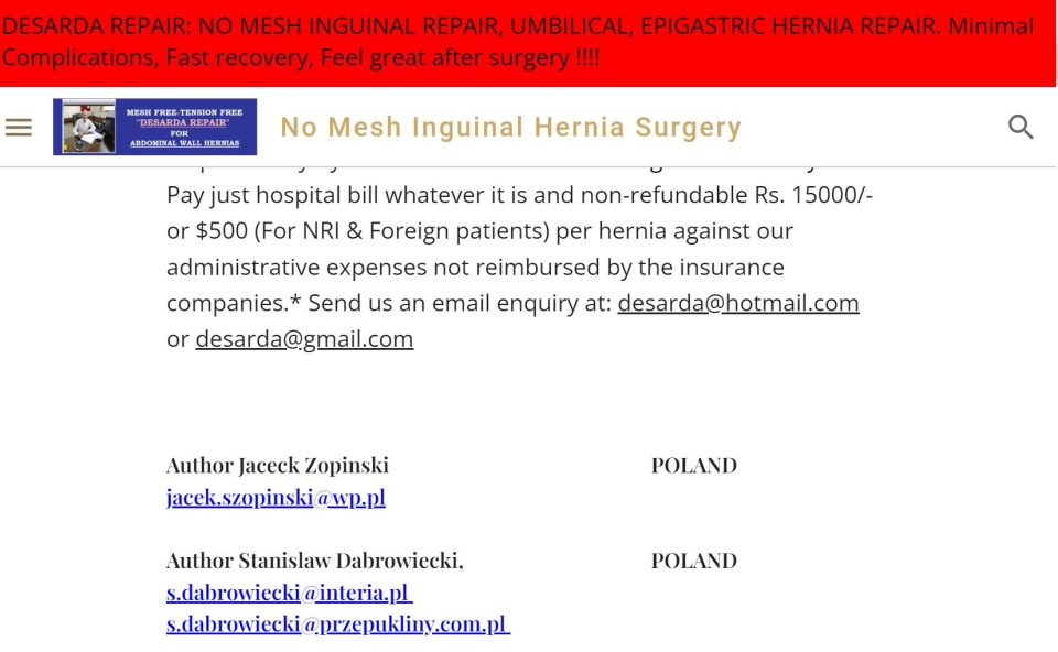 desrda lista chirurgów