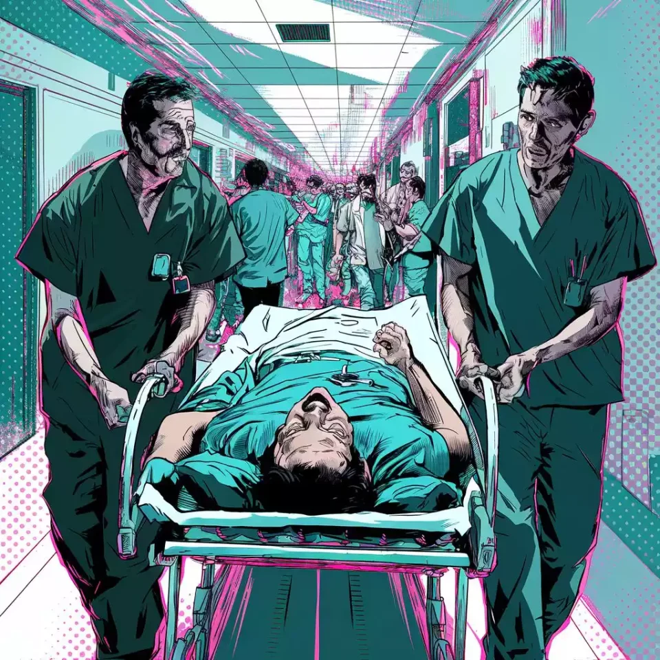 transport na salę operacyjną